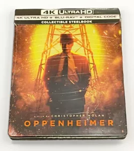 Oppenheimer w. Steelbook (4K UHD + Blu-ray + Digital, Region Free) *NEW/SEALED* - Picture 1 of 2