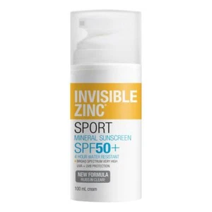 Protector Solar Mineral Deportivo Invisible Zinc FPS 50+ 4 Horas Resistente al Agua 100 ml - Imagen 1 de 5
