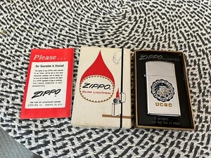 Rare Vintage 1966 The University Of California Santa Cruz UCSC Zippo Lighter - Picture 1 of 8