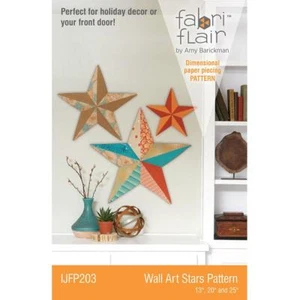WALL ART STARS Fabriflair Pattern IJFP203 by Indygo Junction Essentials NEW - Picture 1 of 5