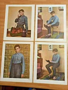 Soviet Vintage posters. Everyday life of school and pupils. 1950s USSR.  31  ## - Picture 1 of 24
