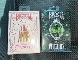 Disney Villians & Princess Playing Cards by Bicycle ~ New ~ - Picture 1 of 11