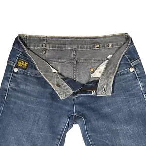 G-STAR RAW Midge Straight 5 Pocket Adjustable Waist Jeans Damen 28x32 robust - Bild 1 von 13