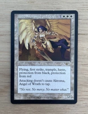 VINTAGE MTG Magic The Gathering Legions Akroma Angel of Wrath #1/145 - Image 1 of 2