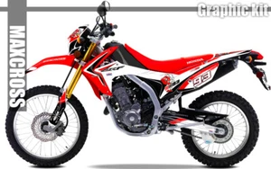 Maxcross Design Graphic kit Decal Sticker FOR HONDA 2012-2020 CRF250L CRF250M - Picture 1 of 3