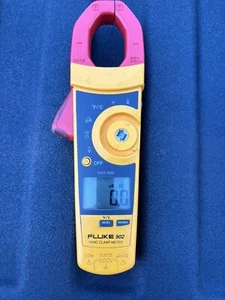 Pinza amperimétrica inalámbrica HVAC FLUKE 902 TRUE-RMS, multímetro funciona necesita dial nuevo - Imagen 1 de 4