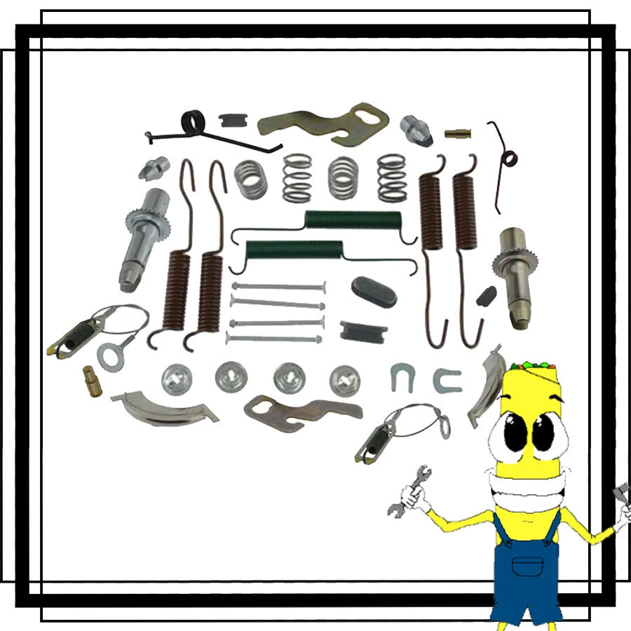 Kit completo de ferragens de tambor de freio traseiro para Dodge Monaco 1977-1978 com tambores de 11" - Imagem 1 de 1