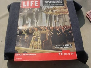 LIFE MAGAZIN - AUF SPANISCH - 29. JULI 1957 - Bild 1 von 12