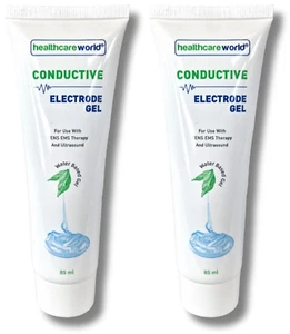 Conductive Electrotherapy Gel for Ultrasound, TENS and More 85ml 2 Tubes - Picture 1 of 5