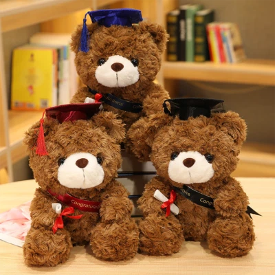 Graduation Teddy Bear Gift 2025 High School 9Inch Cute Brown Bears Grad Caps - image 1 of 4