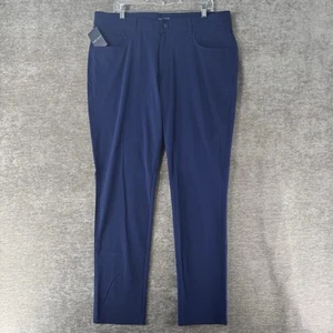 Peter Millar Crown Crafted Bingham Performance Pants Men’s 38x32 Blue MF23XB21FB - Picture 1 of 13