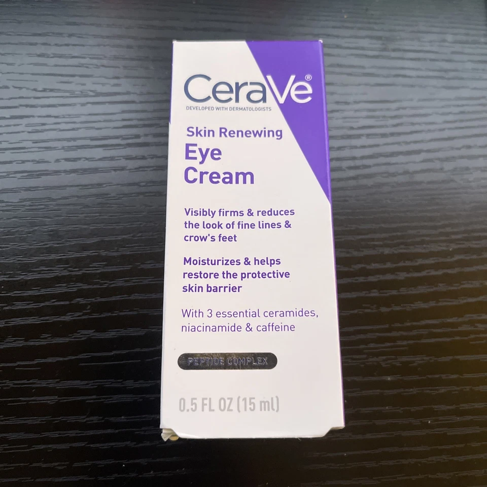 Crema de ojos antienvejecimiento Cerave para arrugas con cafeína y ácido hialurónico Foto 1 de 1