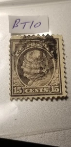 1915 USA 15 Cents Stamp Benjamin Franklin SC#514 Idbt2. - Picture 1 of 1