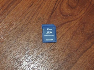 OEM Genuine Toshiba 2GB SD Memory Card SD-M02G - Made in Japan - Picture 1 of 1