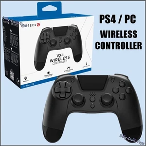 Gioteck VX4 Black Wireless Controller for PS4 / PC Playstation 4 or PC Gaming - Picture 1 of 20