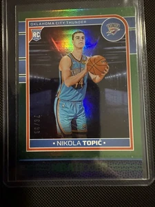 Aros Panini NBA 2024-25 verde Nikola Topiċ RC 76/99 - Imagen 1 de 2