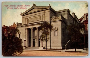 Postcard First Christian Science Church Drexel Blvd Chicago, IL I12 - Picture 1 of 2
