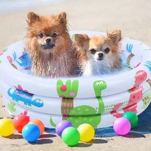 Round Inflatable Baby Toddlers Swimming Pool Portable Inflatable Children Little - Picture 1 of 23
