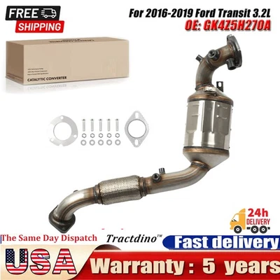 Catalytic Converter For 2016-2019 Ford Transit 150 250 350 350HD (GK4Z-5H270-A) Foto 1 de 4