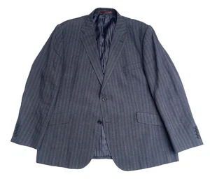 Giacca blazer Marks & Spencer Sartorial grigio gessato lino 48S - Foto 1 di 9