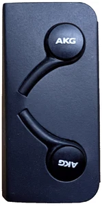 AKG Stereo 3,5 mm Kopfhörerstecker Ohrhörer mit Mikrofon (schwarz) EO-IG955 - Bild 1 von 2