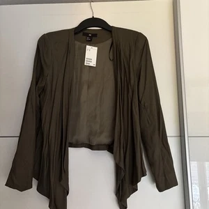 H&M Waterfall Jacket Green Size 12 BNWT - Picture 1 of 5