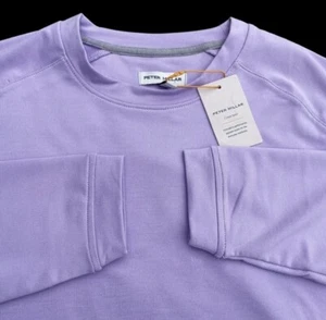 Peter Millar Crown Cradle Performance Rundhalsausschnitt Shirt Herren XL Lavendel Neu mit Etikett - Bild 1 von 4