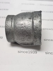 1" X 3/4" FNPT Galvanized Reducer - Picture 1 of 3