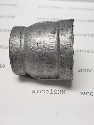 1" X 3/4" FNPT Galvanized Reducer - Image 1 of 3