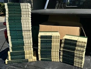 1966 World Book Encyclopedia 20 Volume Set 50th Anniversary & 18 Yearbooks Atlas - Picture 1 of 24