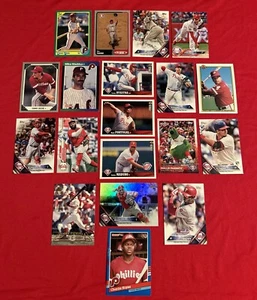 Phillies Baseball Card Lot Jim Thome Ryan Howard Lenny Dykstra Dickie Thon Ruiz - Picture 1 of 21