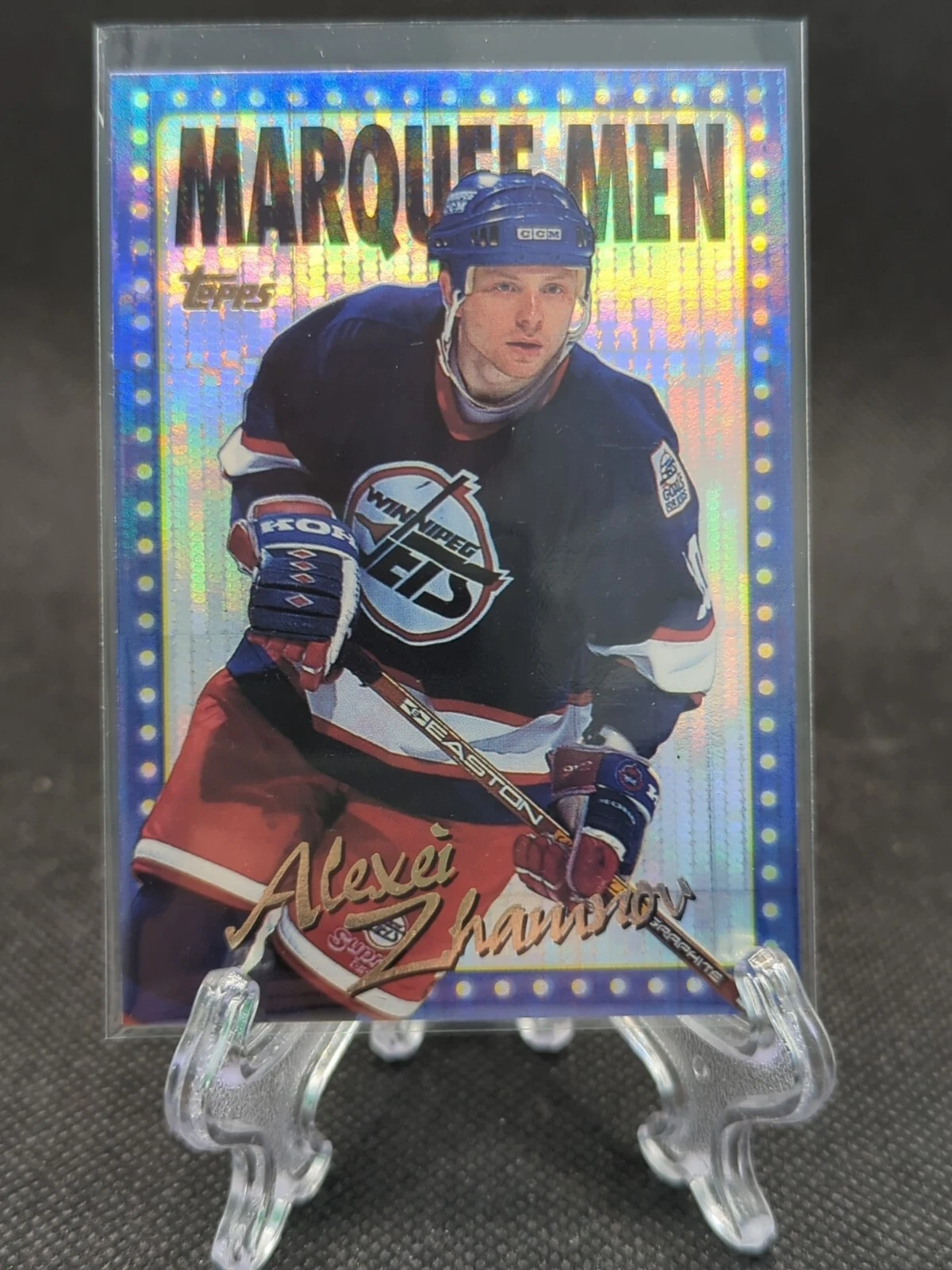ALEXEI ZHAMNOV 1995-96 TOPPS HOCKEY MARQUEE MEN POWER BOOSTER SP INSERT