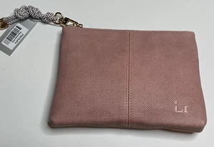 NWT LOUENHIDE Meg Clutch Purse in Dusty Pink Exterior Polyurethane Vegan Leather - Picture 1 of 10