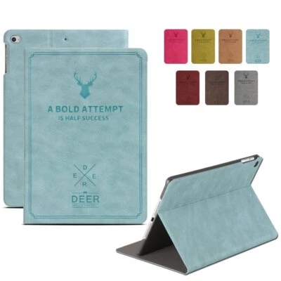 iPad Case 10.5 9.7 Air 4 3 2 1 5 6 Pro 11 1st 2nd Mini 1 2 3 4 5 Flip Cover Blue - Image 1 of 4