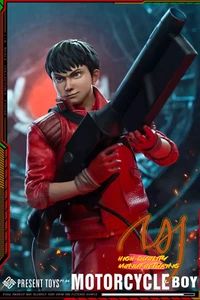 IN STOCK New PRESENT TOYS PT-sp64 1/6 Motorcycle Boy 12" Action Figure Fast Ship - Picture 1 of 8