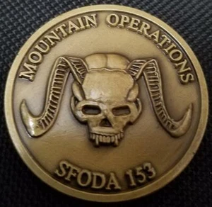 US Army 1st Special Forces Group (Airborne) 1st SFG (A) ODA 153 Mountain Team Ch - Picture 1 of 2
