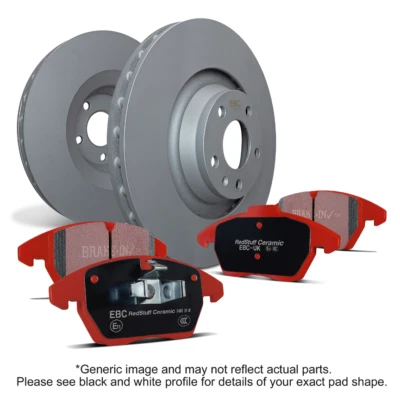 Kit de pastillas de freno y rotor EBC para BMW X3 2011-2017 / 2014-2018 X4 Foto 1 de 4