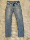 American Eagle Womens Super Stretch Jeans Light Wash Size 8 Tall