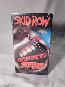 Skid Row - Oh Say Can You Scream (VHS, 1990) Brand New Sealed! Free Shipping! - Picture 1 of 6
