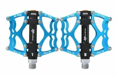 ROCKBROS New Mountain Bike Pedals Aluminum Alloy MTB Sealed Bearing Pedals 9/16" - Image 1 of 4