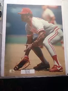 Ken Griffey Sr. Signed 8 x 10 REDS Baseball Photo - Picture 1 of 2