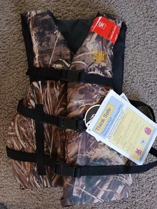 🚢 SJK Realtree Max 5 Adult Universal USCG Camo LifeJacket Vest XXL/XXXL 50-60"