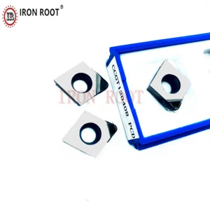 6P CCGT120408 PCD CNC Metal Lathe Turning Tool Diamond Turning Insert SCLCR/L - Picture 1 of 6
