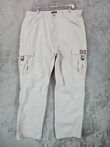 Vintage Polo Jeans Ralph Lauren RL Cargo Hose Herren 38X34 Baggy Military Fallschirmjäger - Bild 1 von 11