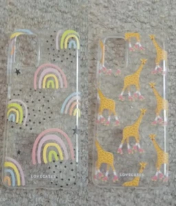 NEW 2 X Samsung Galaxy A Series Silicone Phone Cases From Lovecases - Picture 1 of 4