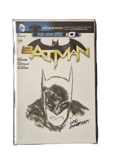 DC New 52 Batman #0 Variant signed and Sketch by Lee Garbett - Bild 1 von 3