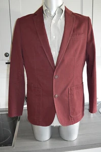 Boss Hugo Boss Herren Sakko Rot Bordeaux Figur betont funktl. Ärmel Gr 48 - Bild 1 von 11