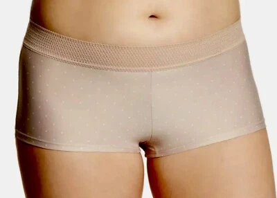 Calcinha MAIDENFORM One Fab Fit Micro Dot Paris Nude Menino Feminina P M G XL 2XL - Imagem 1 de 4