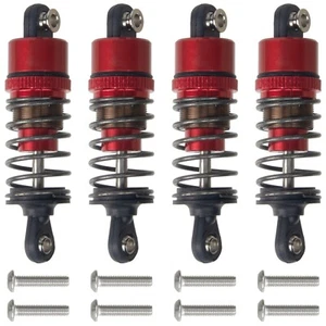Aluminum Oil Shock Absorbers Adjustable Damper Set For Tamiya TT01 TT02 Chassis - Picture 1 of 8