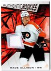 2021-22 UD SP Game Used Authentic Rookies Red Jersey WADE ALLISON #132 Flyers RC